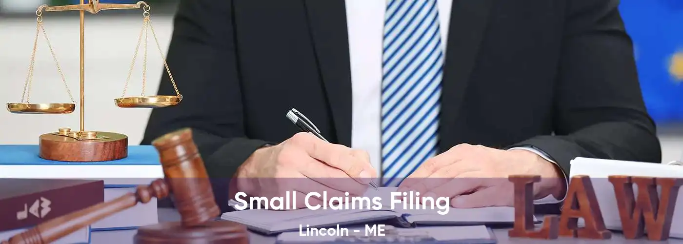 Small Claims Filing Lincoln - ME