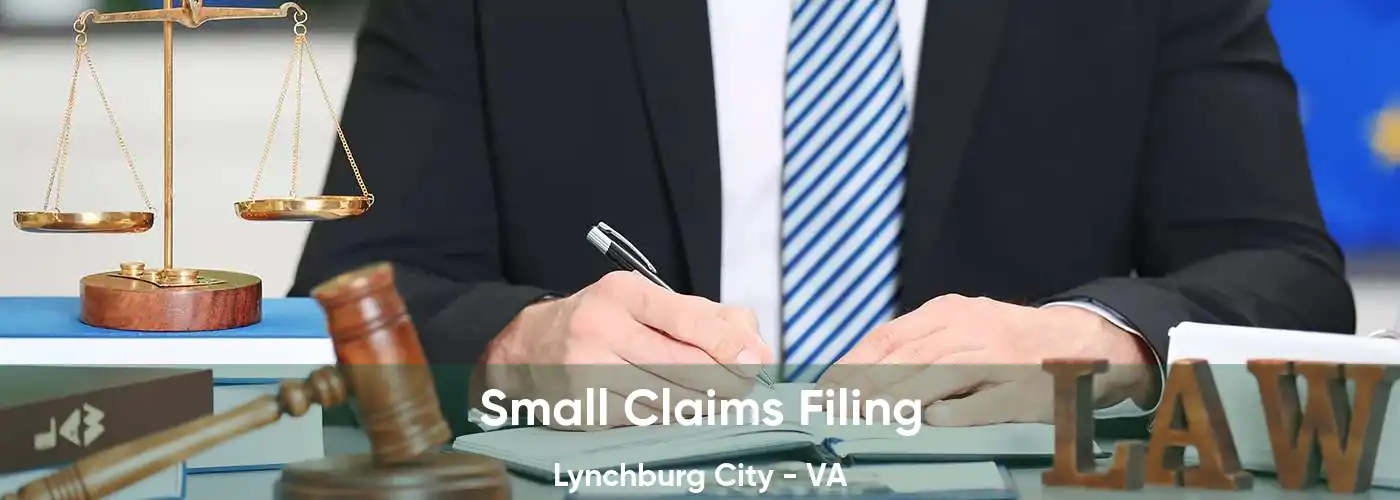 Small Claims Filing Lynchburg City - VA