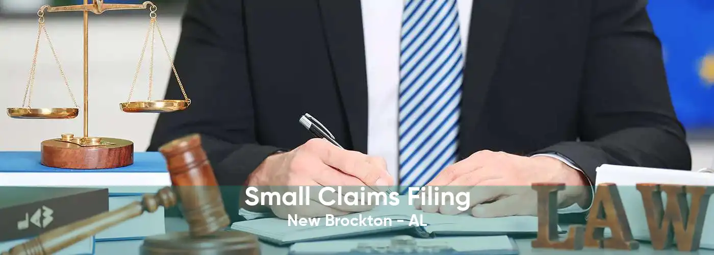 Small Claims Filing New Brockton - AL