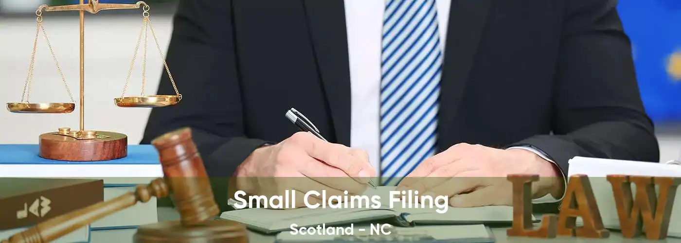 Small Claims Filing Scotland - NC