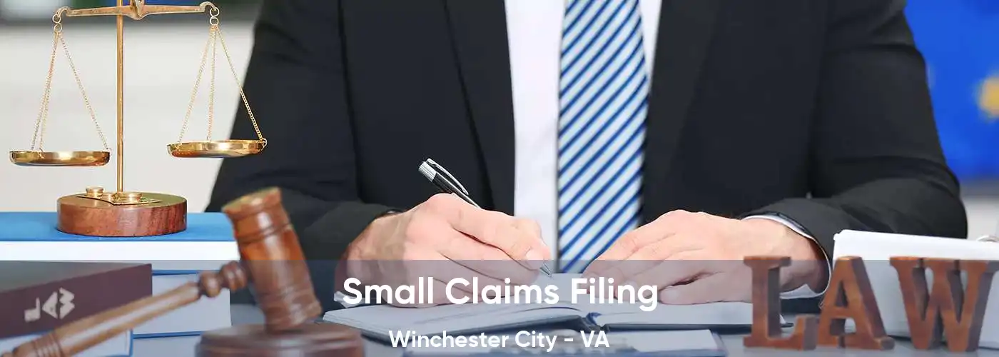 Small Claims Filing Winchester City - VA